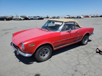  Salvage FIAT 124 Spider