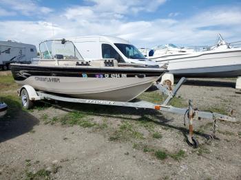  Salvage Crestliner Boat