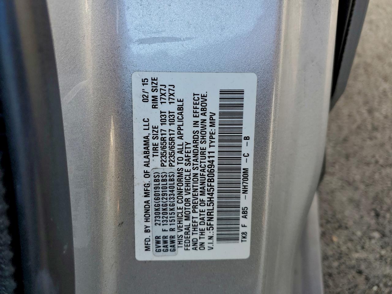 Honda Odyssey Ex Image 7