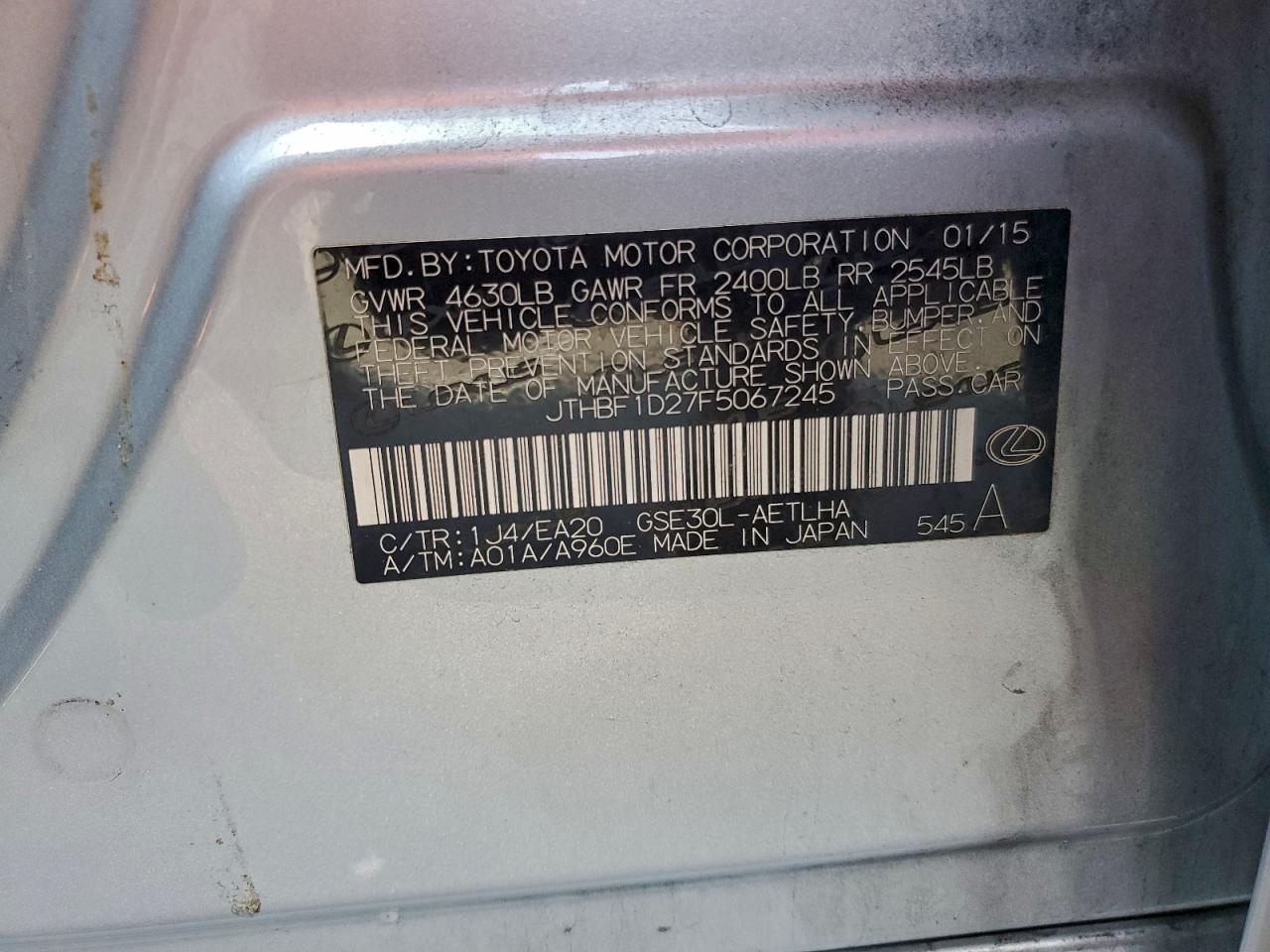 Lexus Is 250 Image 12