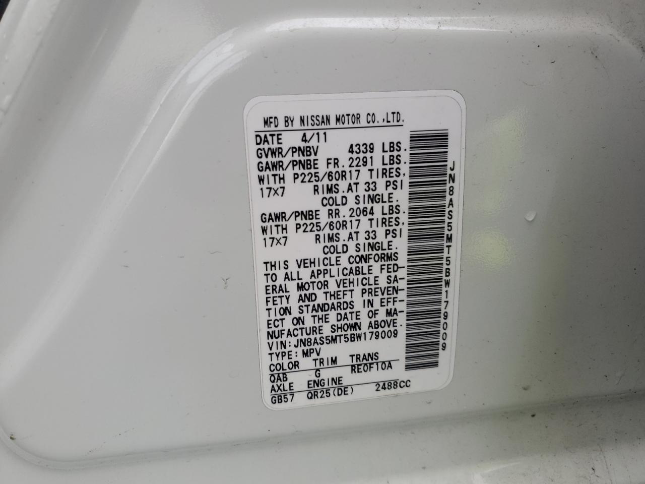 Nissan Rogue S Image 9