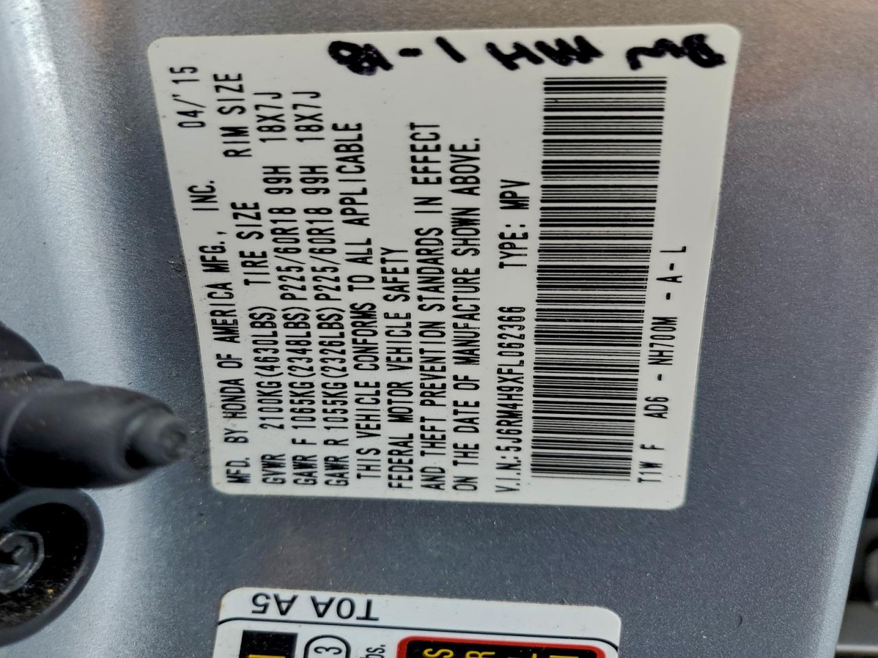 Honda Crv Touring Image 11