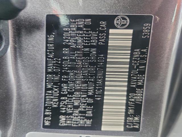 Toyota Camry Le Image 9