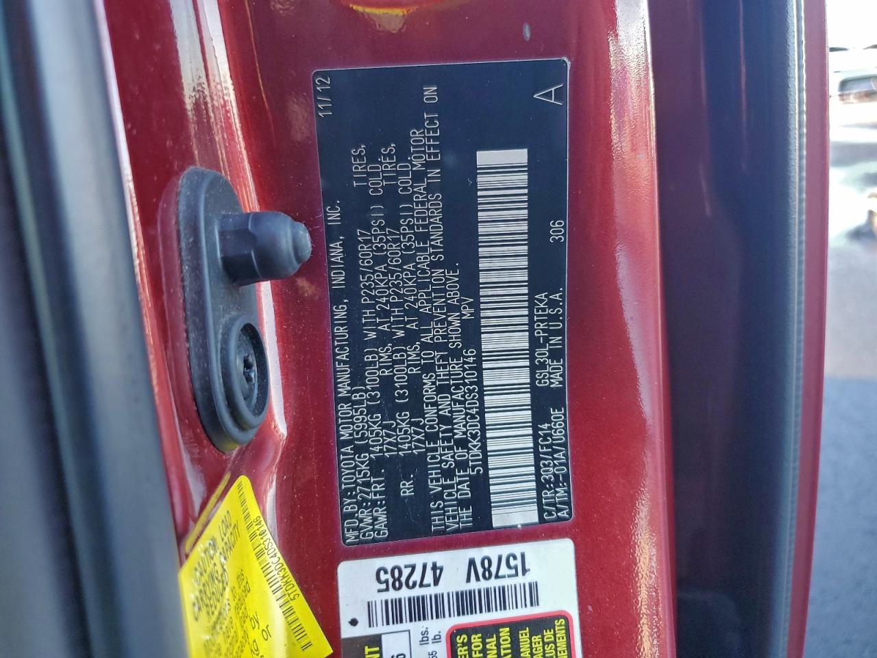 Toyota Sienna Le Image 9