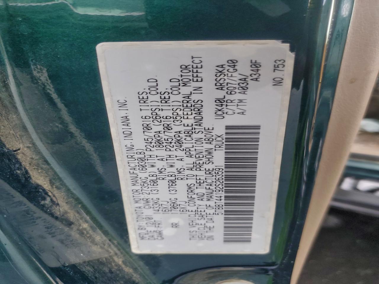 Toyota Tundra Access Cab Image 9