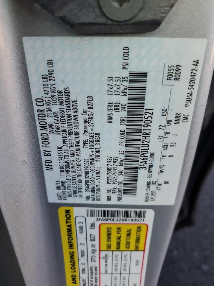 Ford Fusion Se Hybrid Image 10