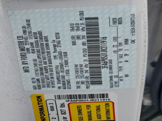 Ford Fusion Titanium/platinum Phev Image 6